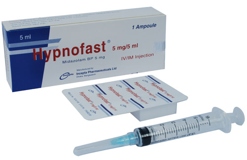 Picture of Hypnofast 5mg/ml IM/IV Injection